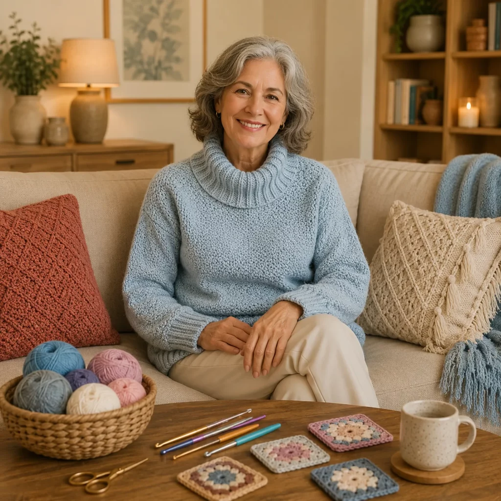 Cozy Turtleneck Crochet Pattern for a Women's Oversized Sweater 1_result