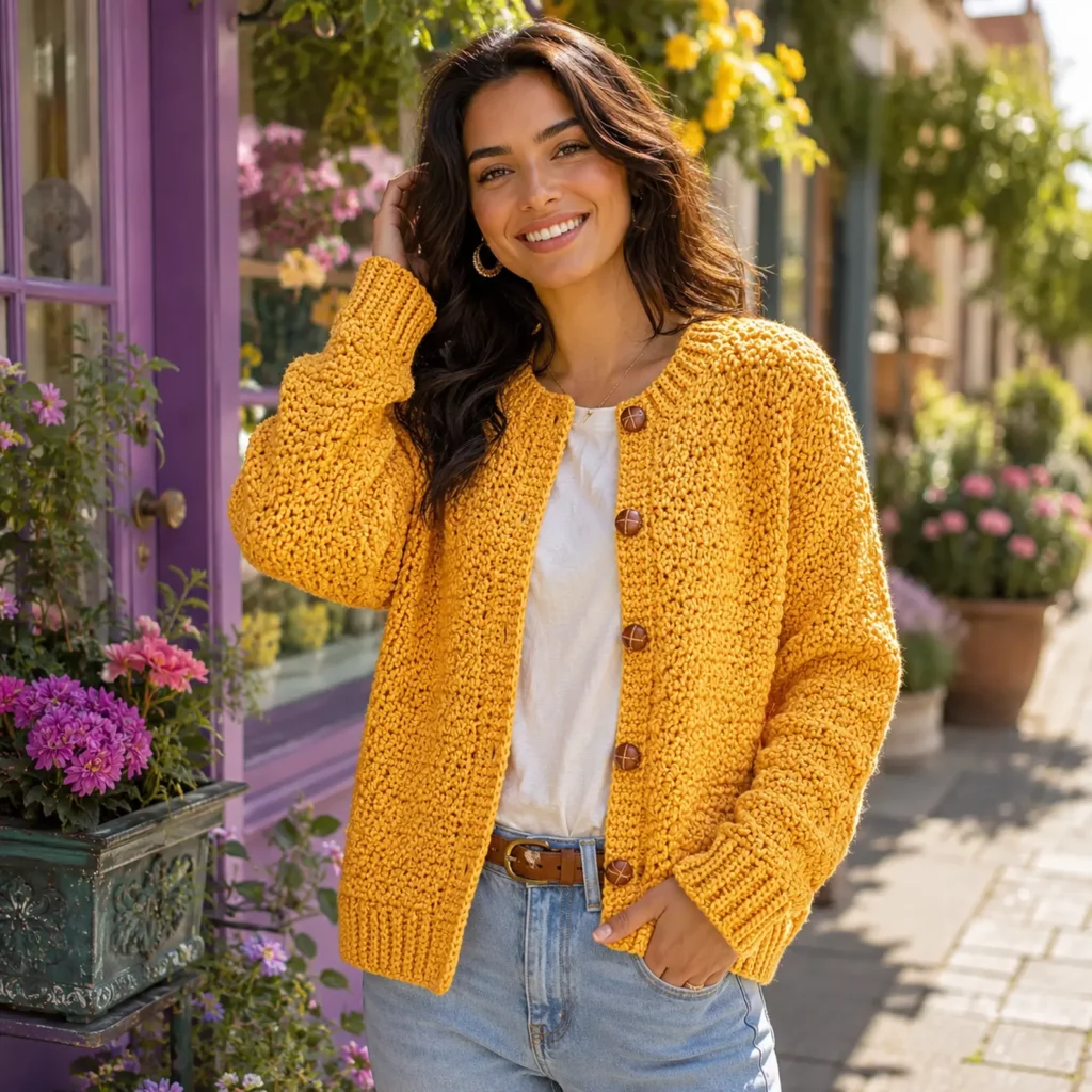 Cozy Textured Crochet Cardigan Pattern – A Timeless Handmade Sweater for Every Season_result