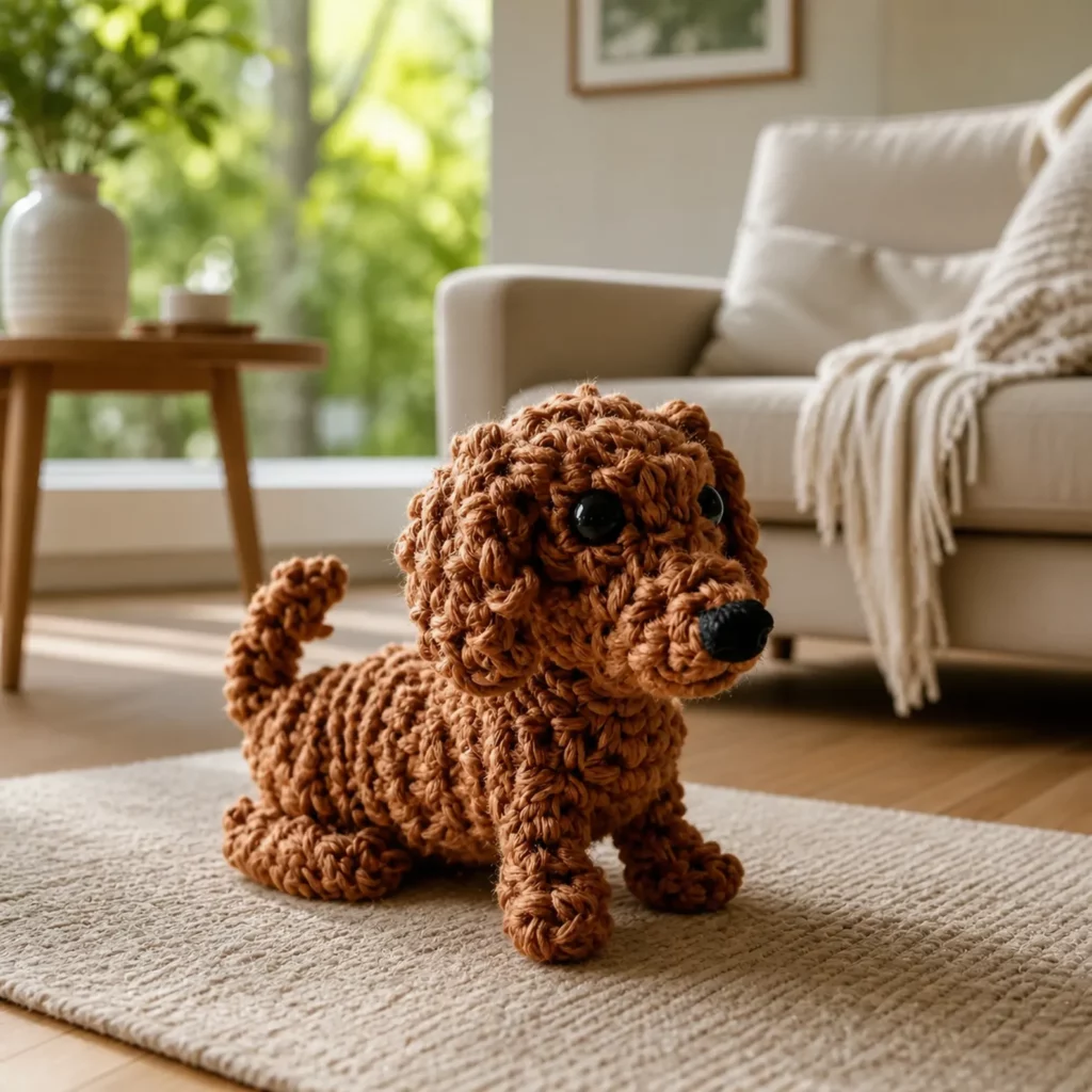 Curly Puppy Amigurumi Crochet Pattern _result
