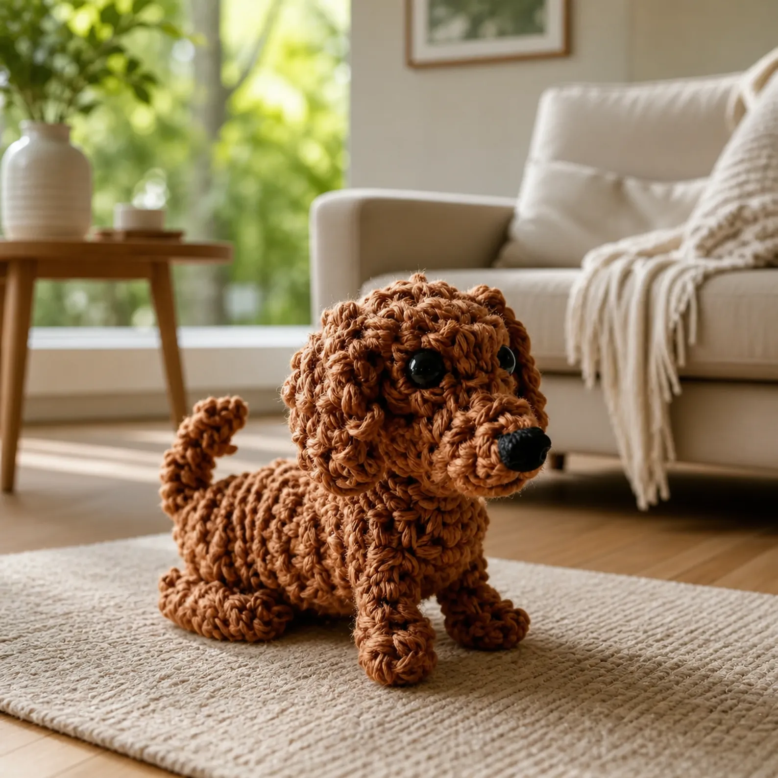 Curly Puppy Amigurumi Crochet Pattern _result