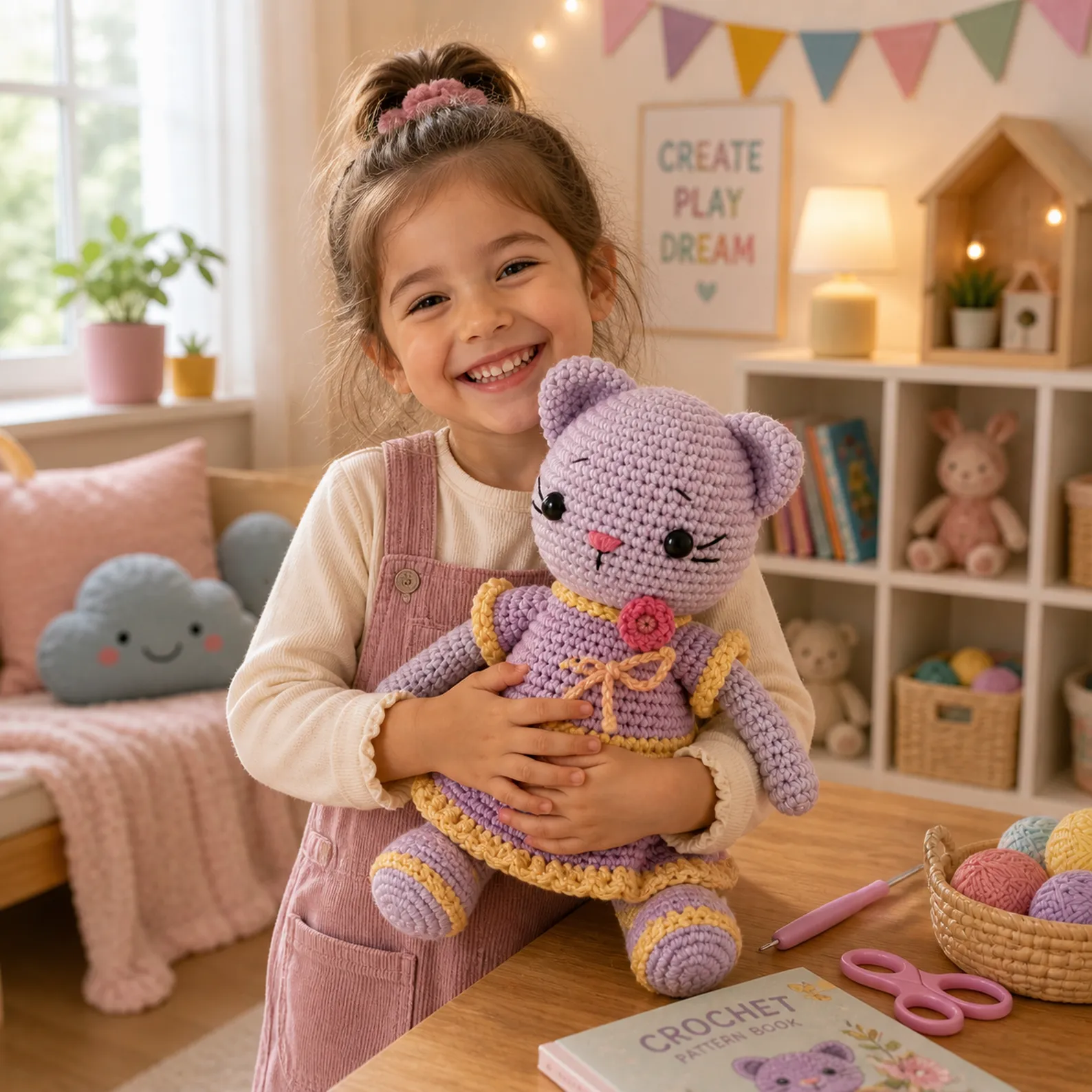 Teddy Bear Doll Crochet Pattern