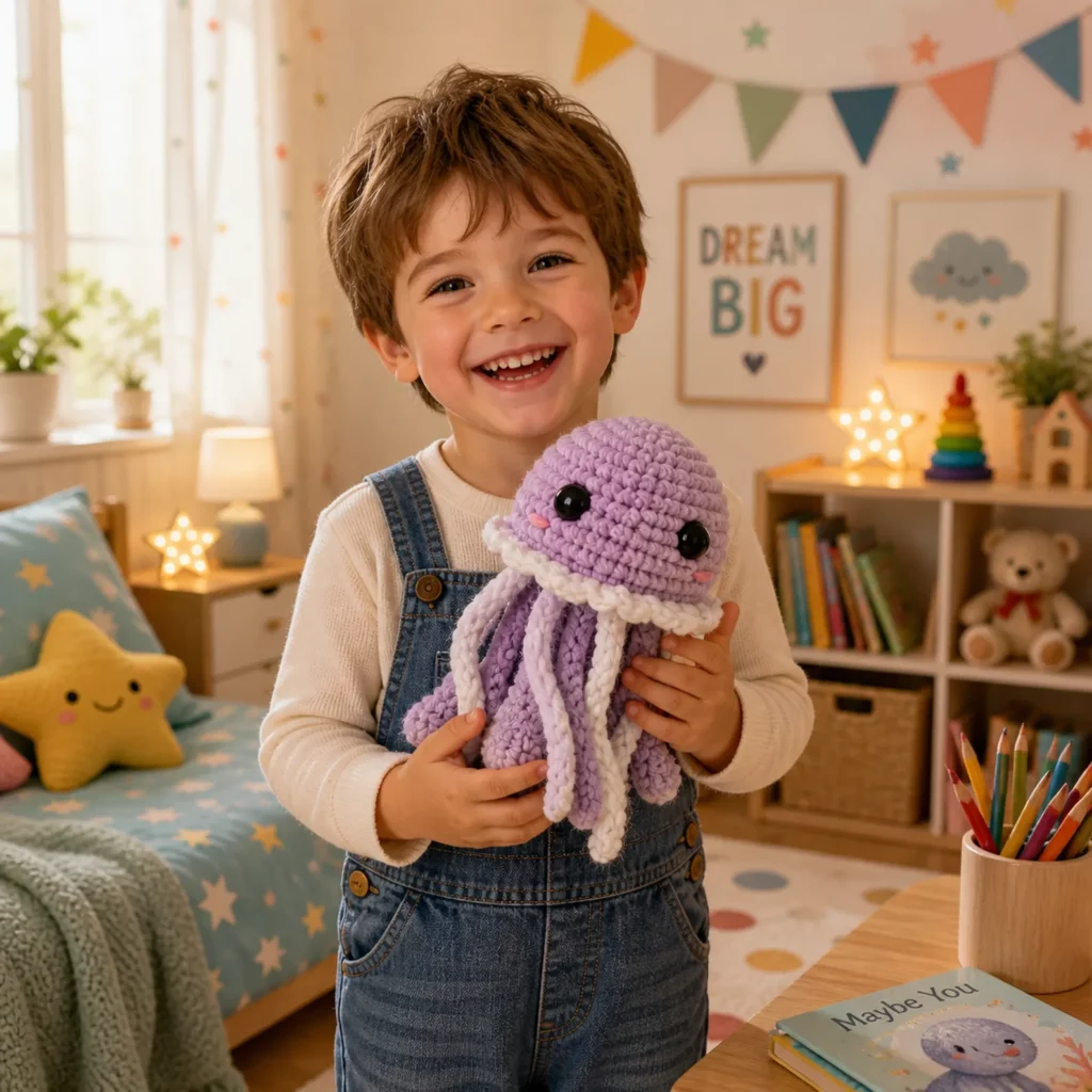 Jellyfish Amigurumi Crochet Pattern 1