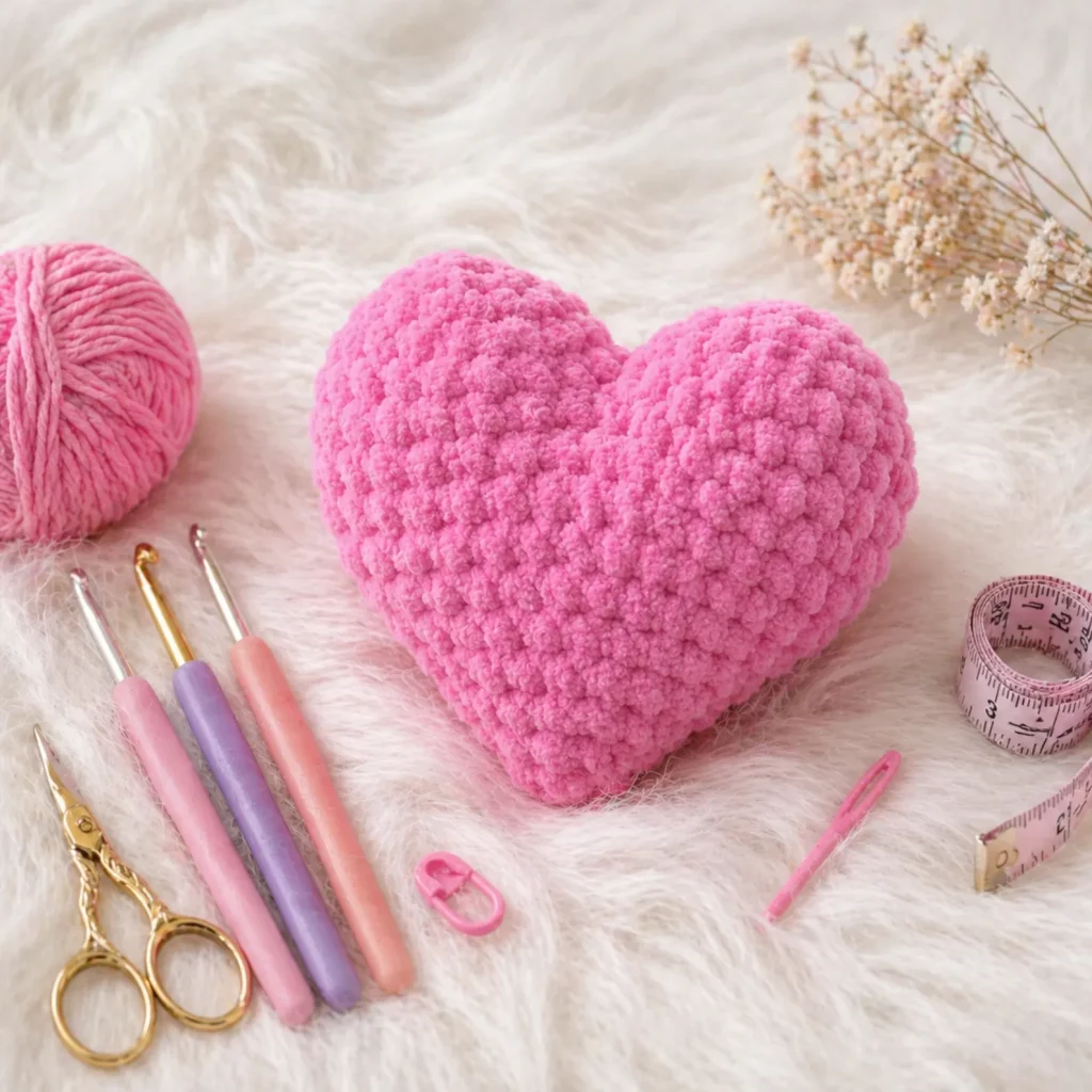 Crochet Heart Amigurumi Pattern 4