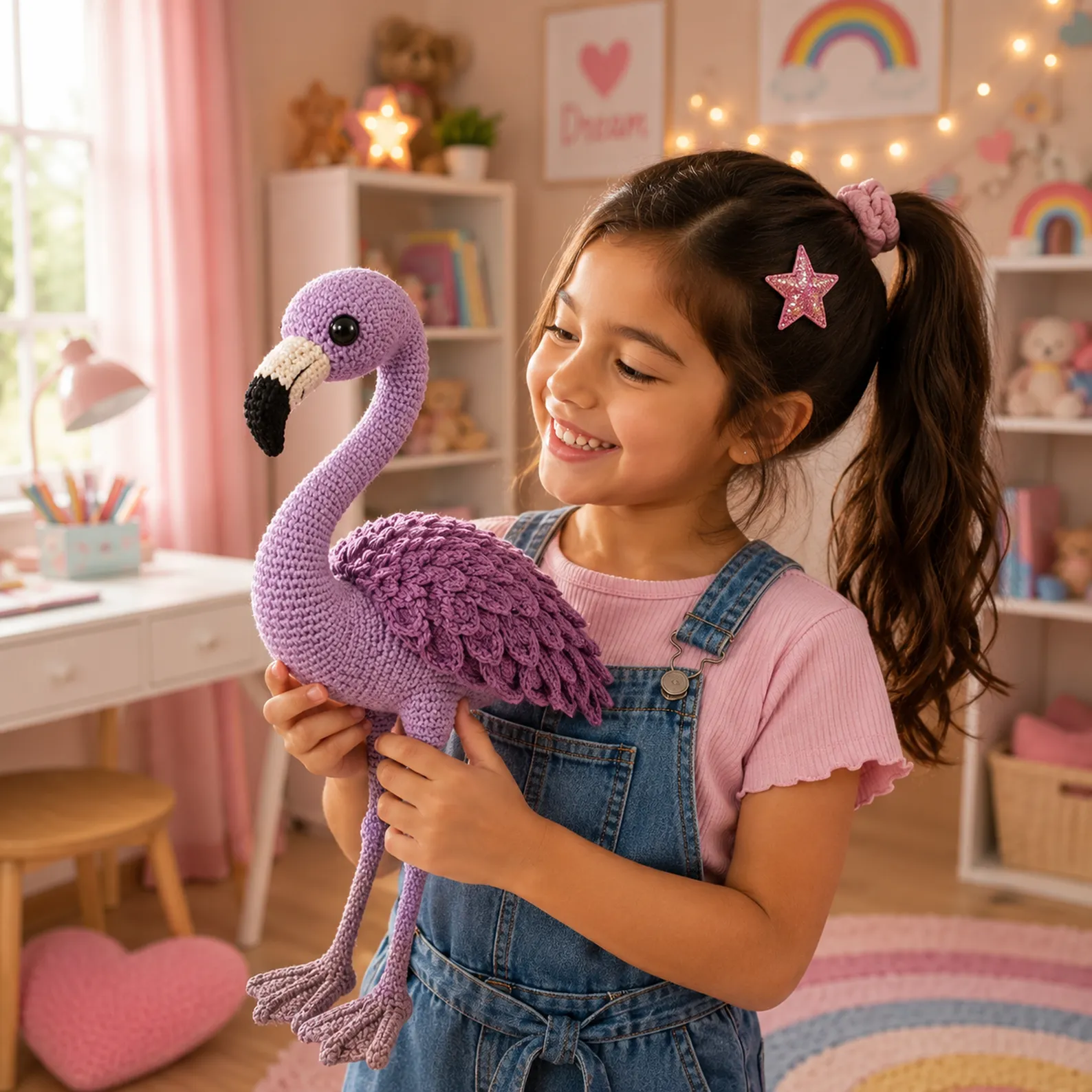 Flamingo Amigurumi Crochet Pattern (Free)- A Cute Long-Leg Bird Plush With Feather Wings and a Curved Beak_result