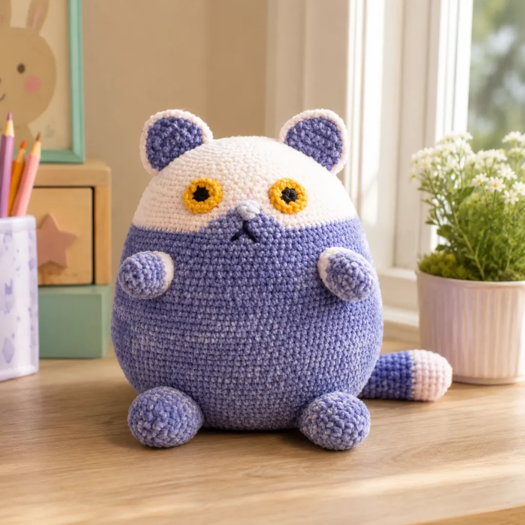 Cute Chubby Crochet Cat Amigurumi Pattern – An Adorable Free Crochet Pattern for Cat Lovers 2_result