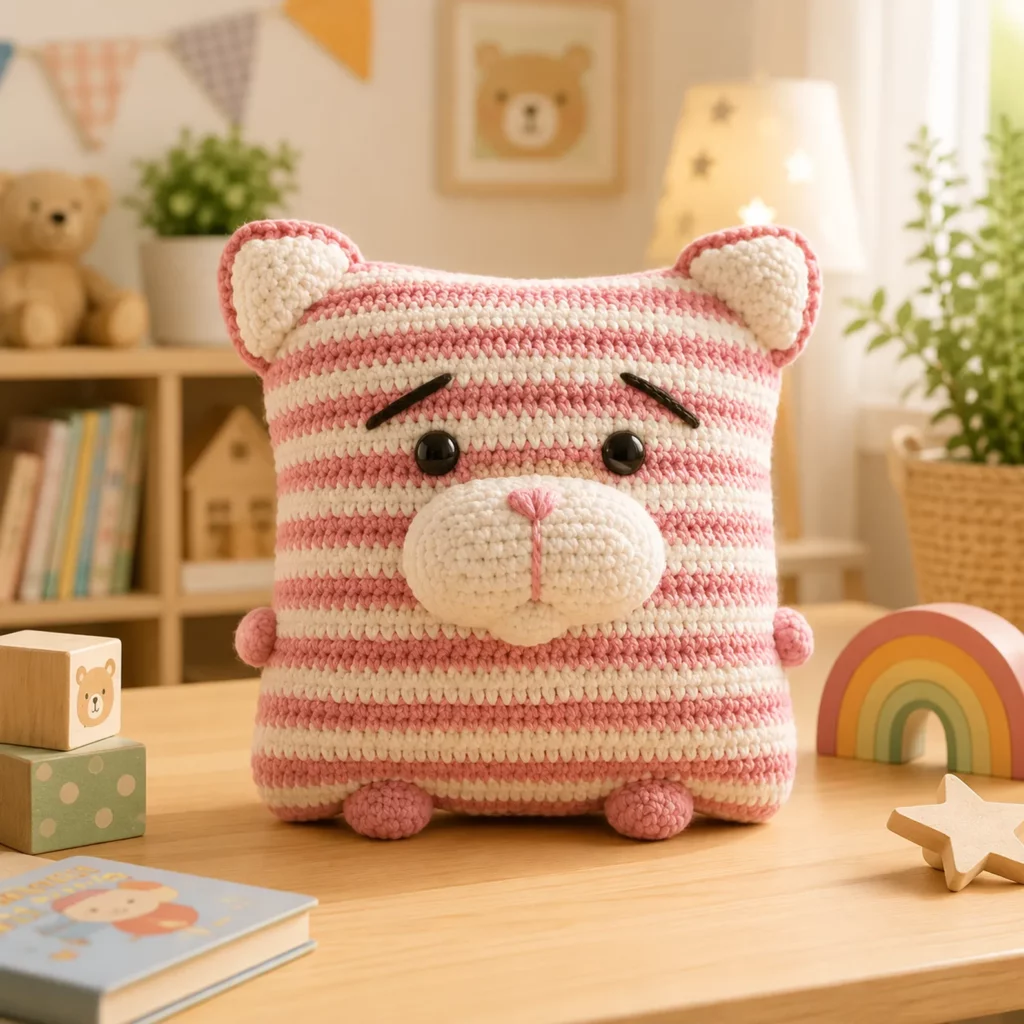 Cat Pillow Crochet Pattern_result