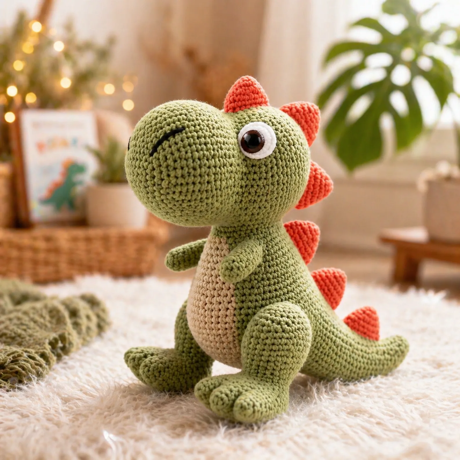 Cute Dinosaur Amigurumi Crochet Pattern 2
