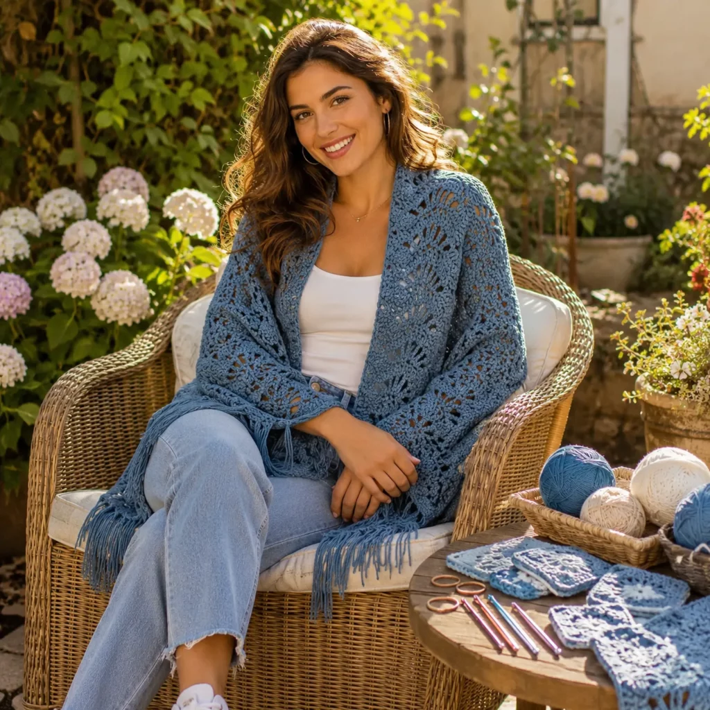 Elegant Fan Stitch Crochet Scarf Pattern – A Beautiful Free Crochet Pattern for Every Season 1_result