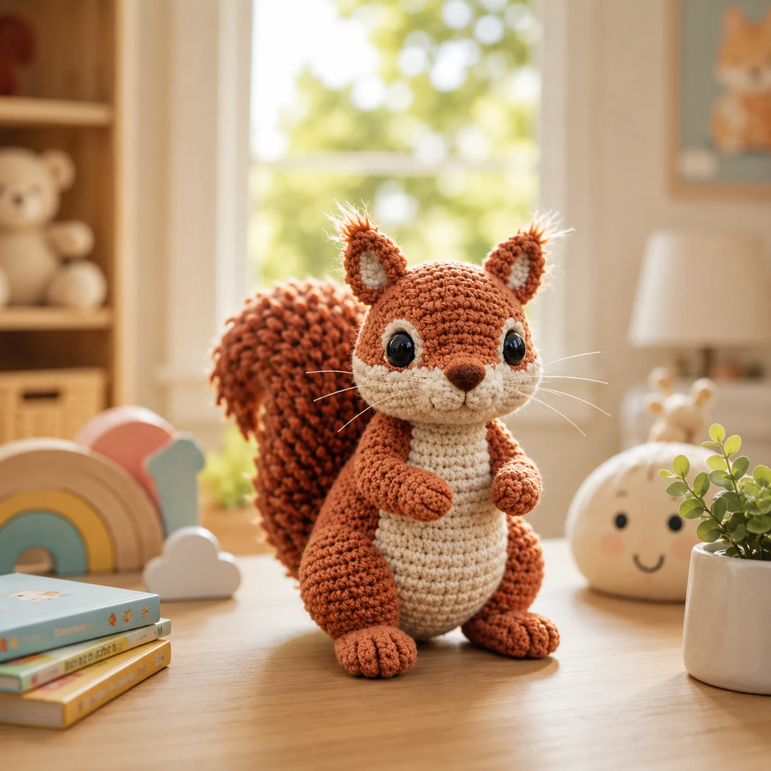 Cute Amigurumi Squirrel Crochet Pattern (Free): A Beginner-Friendly Woodland Plush With Fluffy Tail and Sweet Details