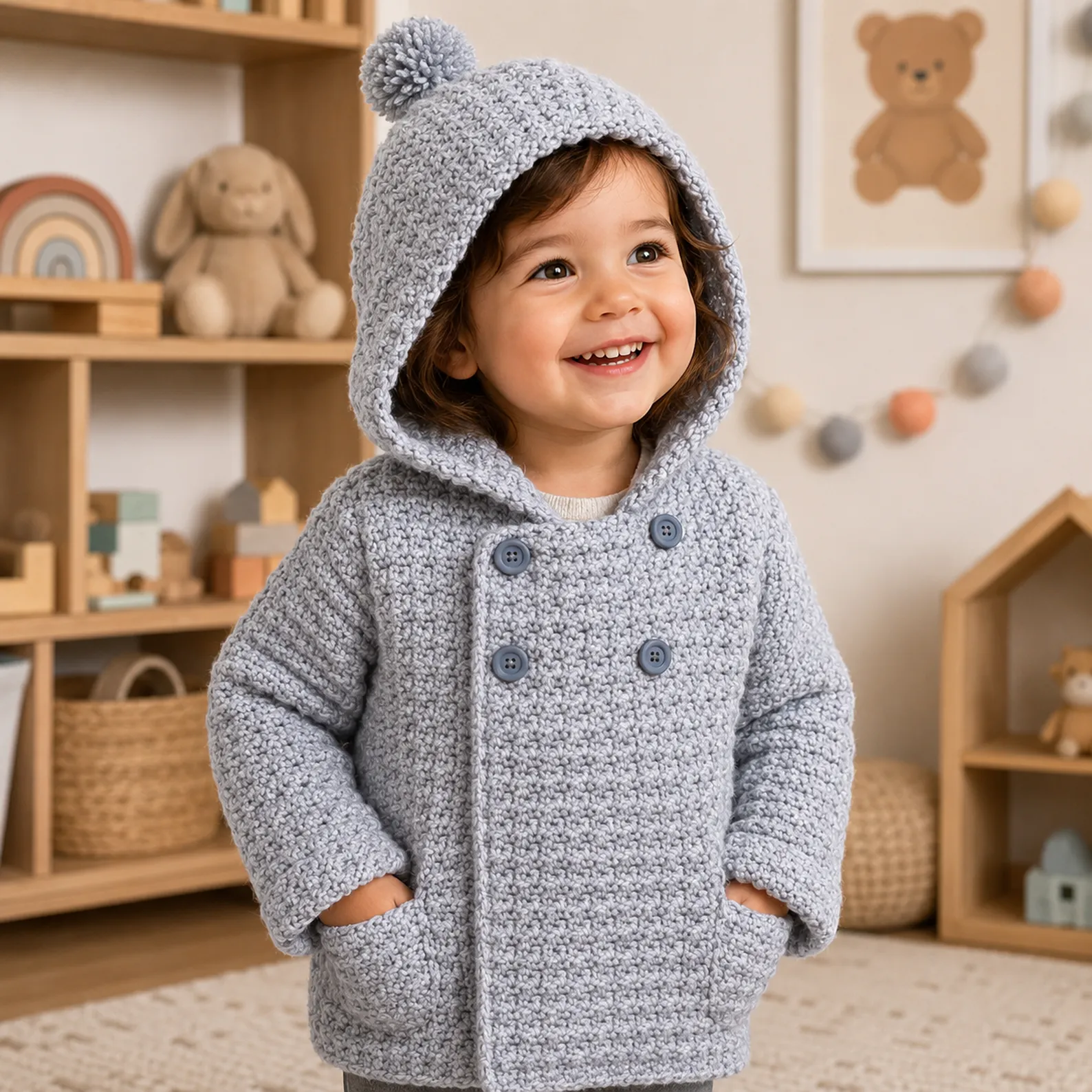 Cozy Hooded Baby Crochet Jacket Pattern – An Adorable and Practical Crochet Pattern for Little Ones_result