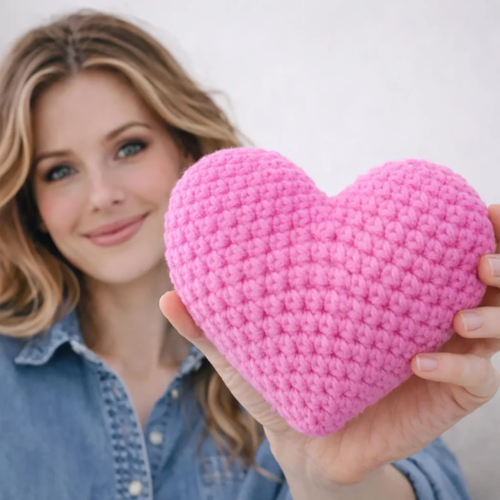 Crochet Heart Amigurumi Pattern 3