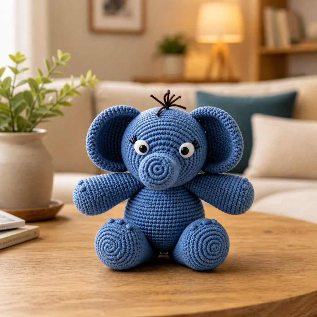 Baby Elephant Amigurumi Crochet Pattern 1_result
