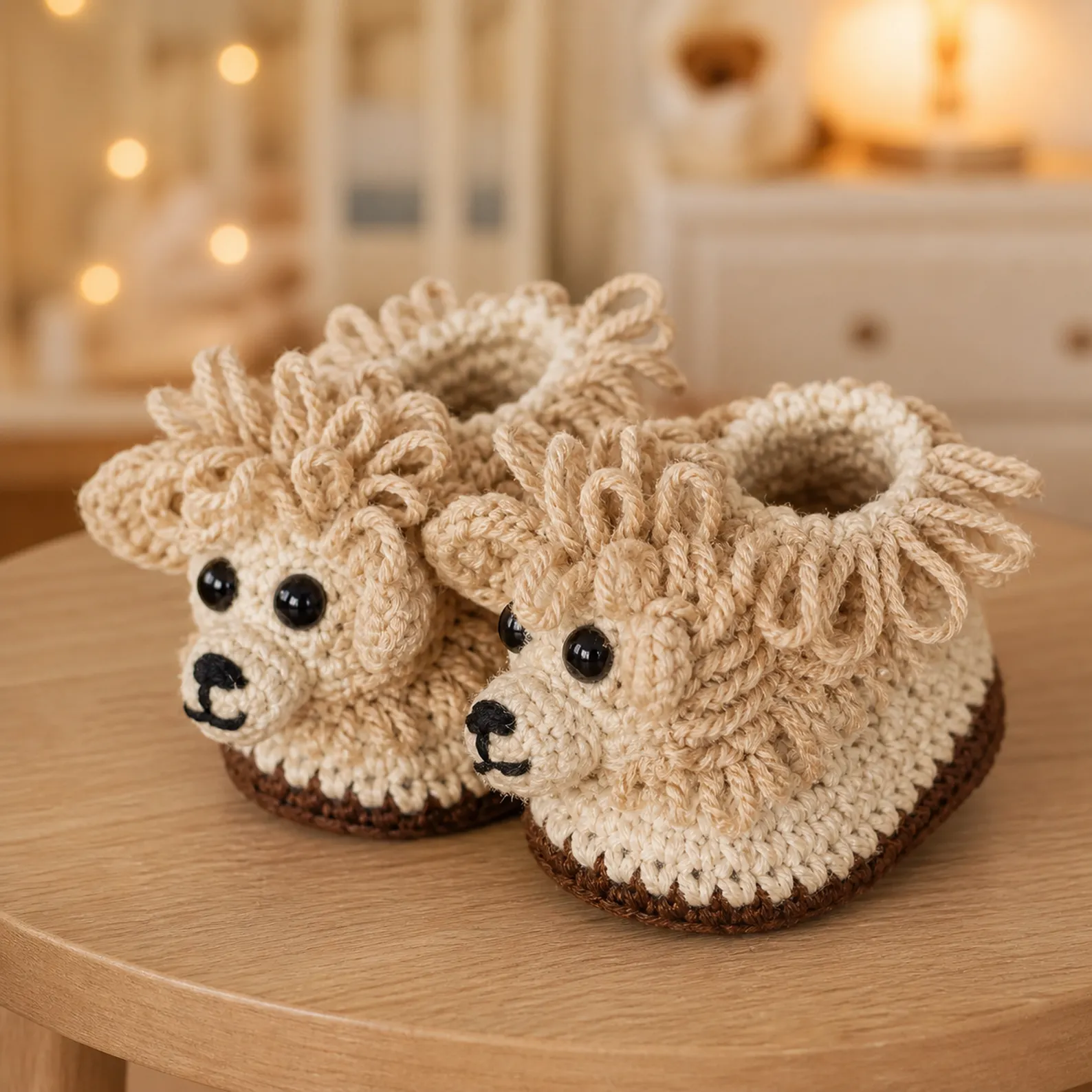 Fluffy Puppy Slippers Crochet Pattern 2