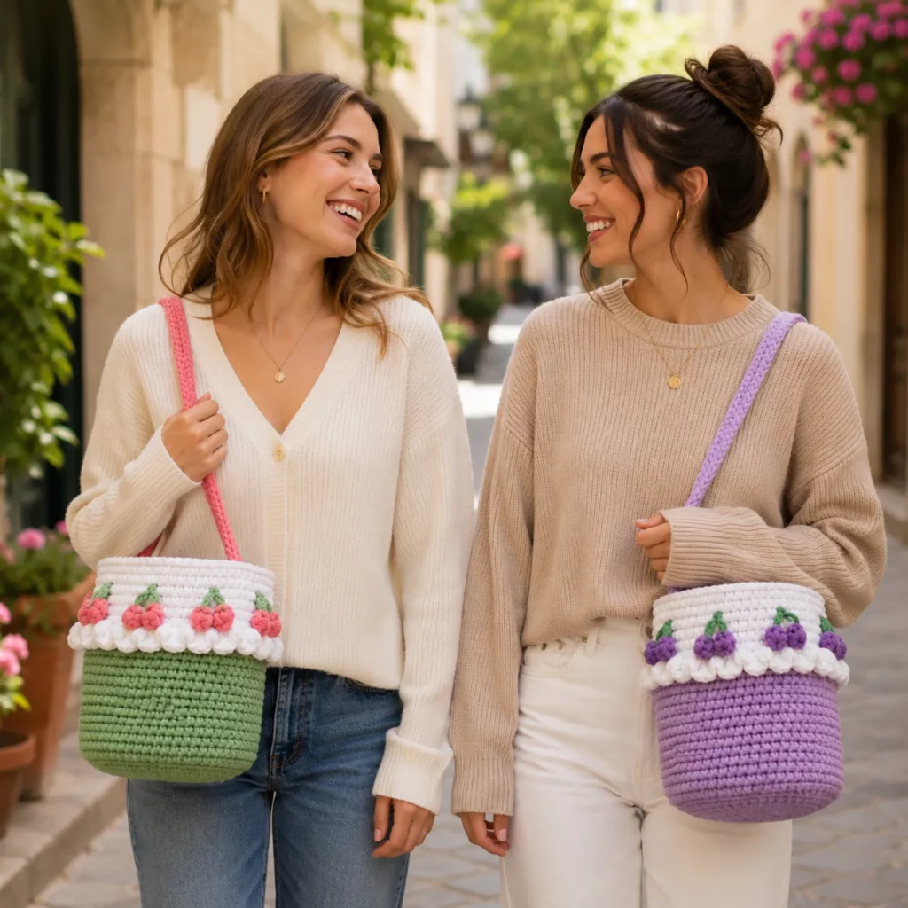 Cherry Bucket Bag Crochet Pattern 3_result