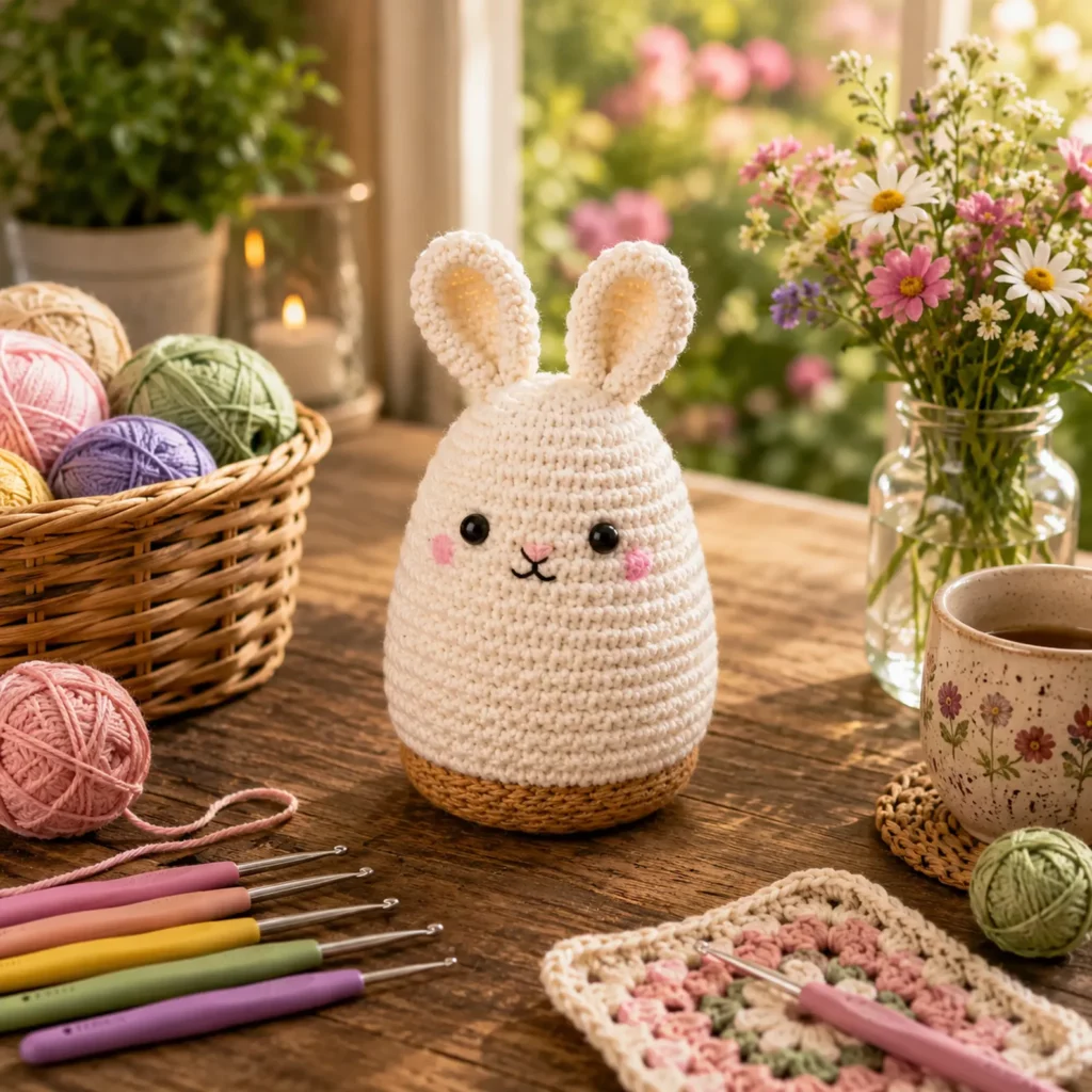 Crochet Bunny Amigurumi Crochet Pattern With Long Ears and a Cute Rounded Body 1_result