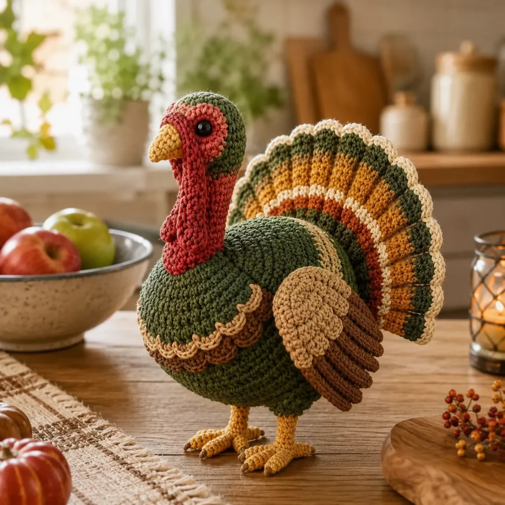 Crochet Pattern for a Cute Amigurumi Turkey_result