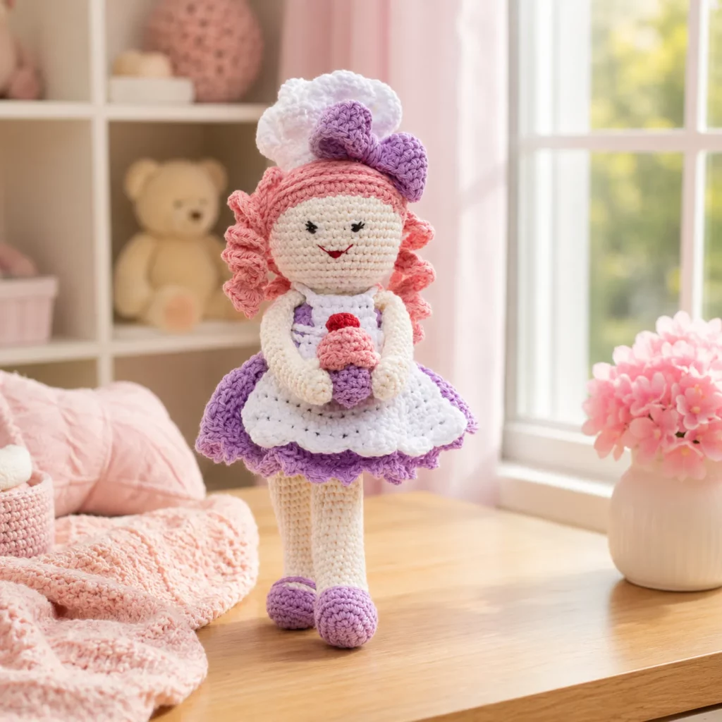 Sweet Cupcake Doll Crochet Pattern- Create an Adorable Handmade Amigurumi Friend 2_result