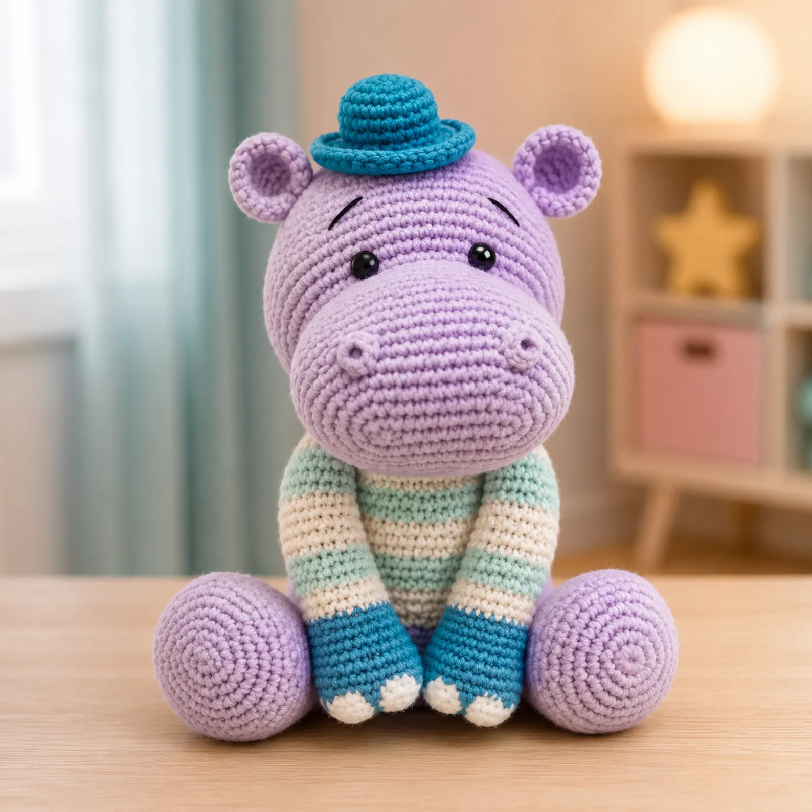 Hippo Amigurumi Crochet Pattern 2