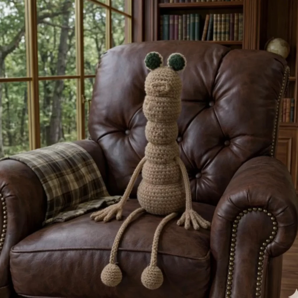Marcus the Worm Crochet Pattern 3