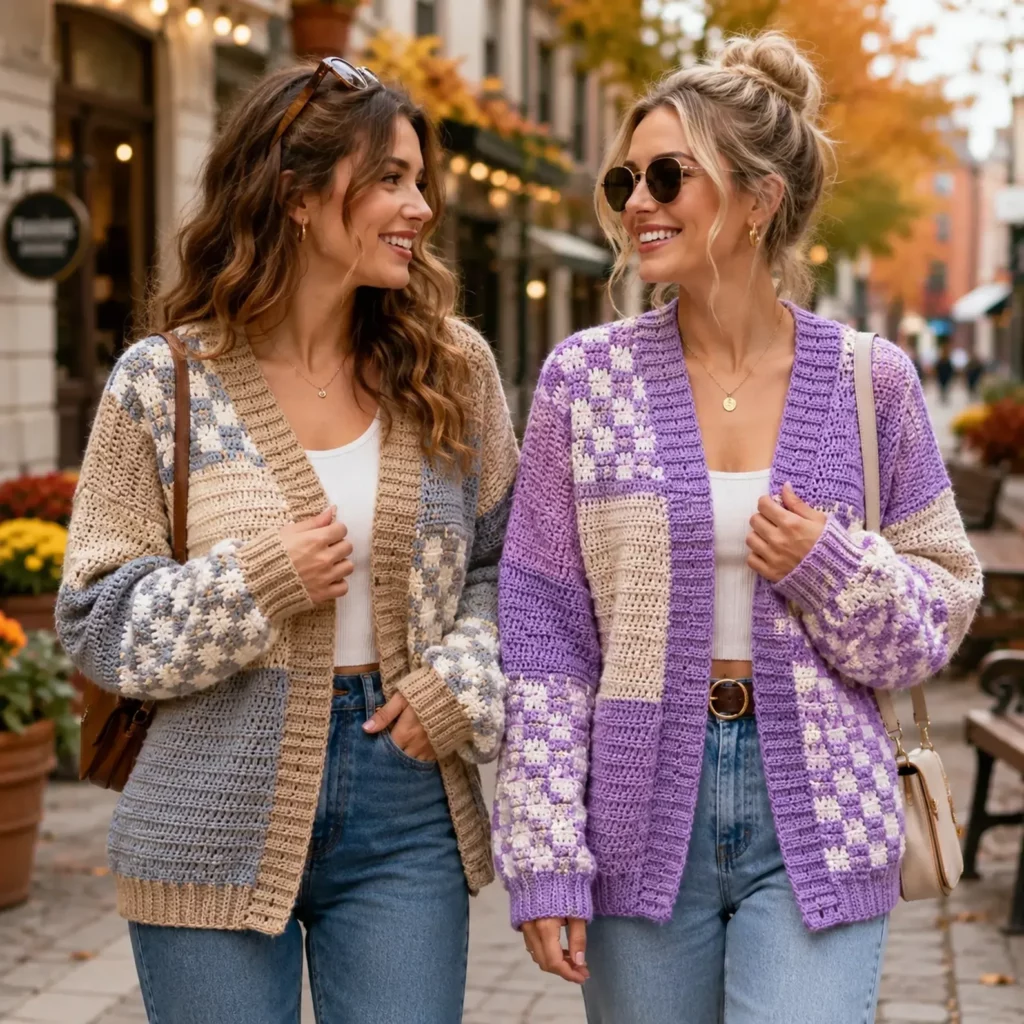 Cozy Patchwork Cardigan Crochet Pattern 1_result