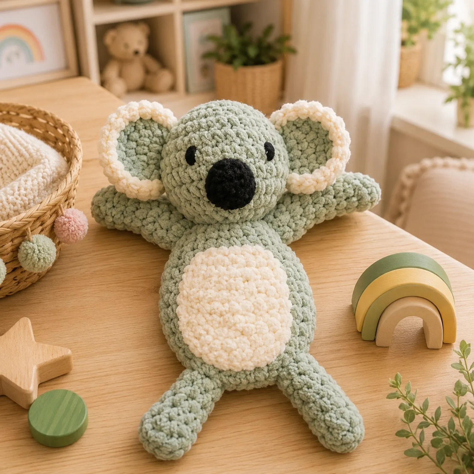 Floppy Koala Lovey Crochet Pattern_result