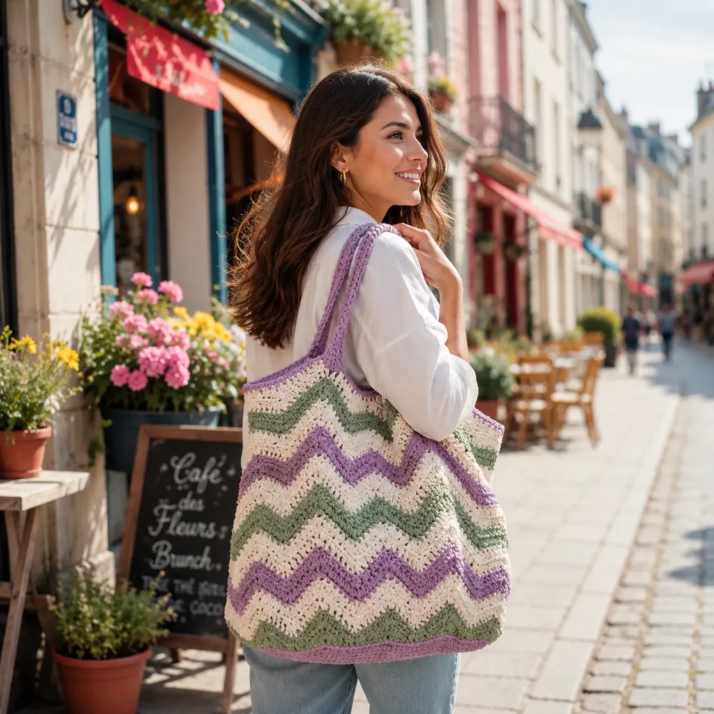 Colorful Chevron Crochet Beach Bag Pattern – A Stylish and Easy Tote for Summer Adventures 2_result