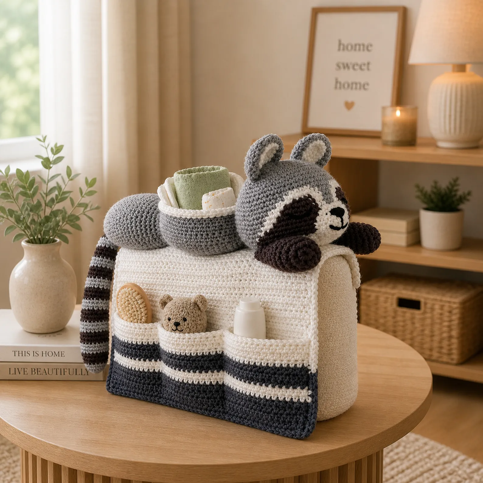 Raccoon Lovey Crochet Pattern (Free Crochet Pattern + Easy Crochet Tutorial for Beginners)